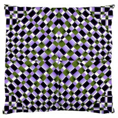 Hypnotic Geometric Pattern Standard Flano Cushion Case (two Sides) by dflcprints