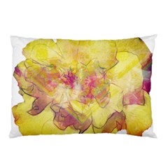 Yellow Rose Pillow Case (two Sides)