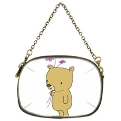 Cute Bear Cartoon Chain Purses (one Side)  by Simbadda