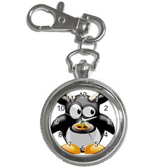 Cow Animal Mammal Cute Tux Key Chain Watches