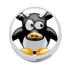 Cow Animal Mammal Cute Tux 4-port Usb Hub (two Sides)  by Simbadda