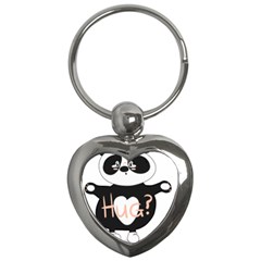 Panda Hug Sorry Cute Cute Bear Key Chains (heart) 