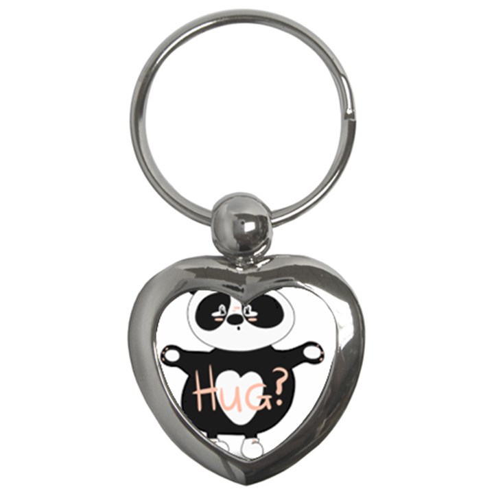 Panda Hug Sorry Cute Cute Bear Key Chains (Heart) 