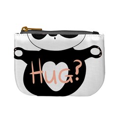 Panda Hug Sorry Cute Cute Bear Mini Coin Purses by Simbadda