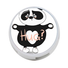 Panda Hug Sorry Cute Cute Bear 4-port Usb Hub (two Sides)  by Simbadda