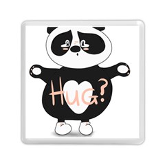 Panda Hug Sorry Cute Cute Bear Memory Card Reader (square)  by Simbadda