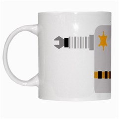 Robot Technology Robotic Animation White Mugs