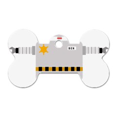 Robot Technology Robotic Animation Dog Tag Bone (Two Sides)