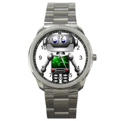 Robot Sport Metal Watch by Simbadda