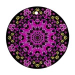 Namaste Decorative Flower Pattern Of Floral Round Ornament (Two Sides) Back