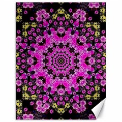 Namaste Decorative Flower Pattern Of Floral Canvas 18  X 24  