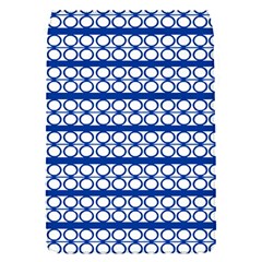 Circles Lines Blue White Pattern  Flap Covers (s)  by BrightVibesDesign