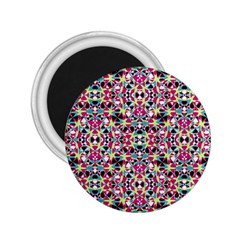 Multicolored Abstract Geometric Pattern 2 25  Magnets by dflcprints