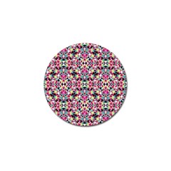 Multicolored Abstract Geometric Pattern Golf Ball Marker (10 Pack) by dflcprints