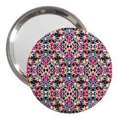 Multicolored Abstract Geometric Pattern 3  Handbag Mirrors by dflcprints