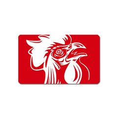 Cock Logo Emblem Symbol France Magnet (name Card) by Simbadda