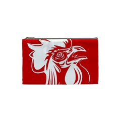 Cock Logo Emblem Symbol France Cosmetic Bag (small)  by Simbadda