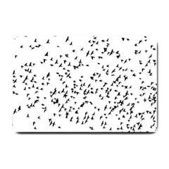 Flock Birds Animals Flying Small Doormat  by Simbadda
