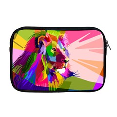 Animal Colorful Decoration Lion Apple Macbook Pro 17  Zipper Case by Simbadda