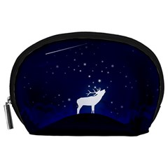 Design Painting Sky Moon Nature Accessory Pouches (large) 