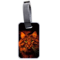 Cat Digiart Artistically Cute Luggage Tags (two Sides)