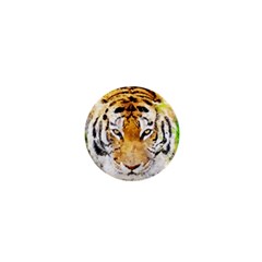 Tiger Watercolor Colorful Animal 1  Mini Magnets by Simbadda