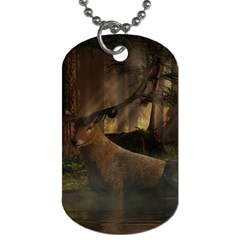 Mammal Nature Wood Tree Waters Dog Tag (two Sides)