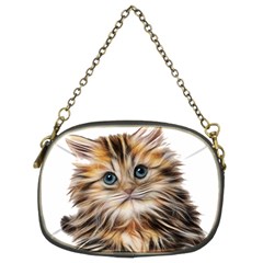 Kitten Mammal Animal Young Cat Chain Purses (two Sides)  by Simbadda