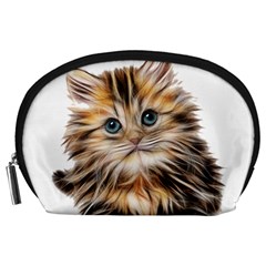 Kitten Mammal Animal Young Cat Accessory Pouches (large)  by Simbadda