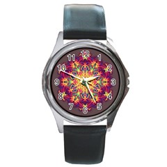 Joyful Living Round Metal Watch