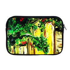 Old Tree And House With An Arch 2 Apple Macbook Pro 17  Zipper Case