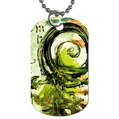 Pagoda Calligraphy 2 Dog Tag (two Sides) by bestdesignintheworld