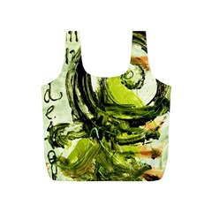 Pagoda Calligraphy 2 Full Print Recycle Bags (s)  by bestdesignintheworld