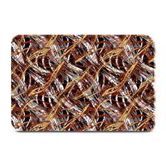 Colorful Wavy Abstract Pattern Plate Mats by dflcprints