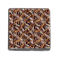 Colorful Wavy Abstract Pattern Memory Card Reader (square) by dflcprints