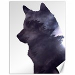 Grey Wolf  Canvas 12  x 16   11.86 x15.41  Canvas - 1