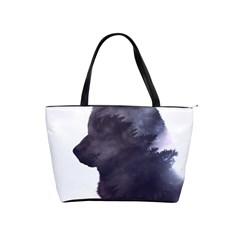 Grey Wolf  Shoulder Handbags by StarvingArtisan