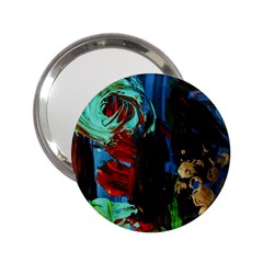 Night At The Foot Of Fudziama 2 2 25  Handbag Mirrors by bestdesignintheworld