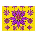 Fantasy Big Flowers In The Happy Jungle Of Love Double Sided Flano Blanket (Mini)  35 x27  Blanket Front