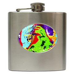 Untitled Island 1 Hip Flask (6 Oz) by bestdesignintheworld