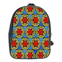  Artwork By Patrick-colorful-43 School Bag (xl) by ArtworkByPatrick