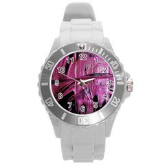 Foundation Of Grammer 3 Round Plastic Sport Watch (l) by bestdesignintheworld