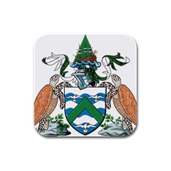 Flag Of Ascension Island Rubber Square Coaster (4 Pack)  by abbeyz71