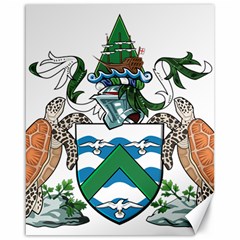 Coat Of Arms Of Ascension Island Canvas 16  X 20   by abbeyz71