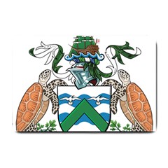 Coat Of Arms Of Ascension Island Small Doormat  by abbeyz71