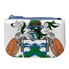 Coat Of Arms Of Ascension Island Large Coin Purse by abbeyz71