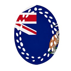 Flag Of Ascension Island Ornament (oval Filigree) by abbeyz71