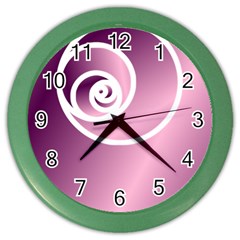 Rose Color Wall Clocks by Jylart