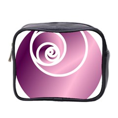 Rose Mini Toiletries Bag 2-side by Jylart