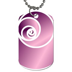 Rose Dog Tag (one Side) by Jylart